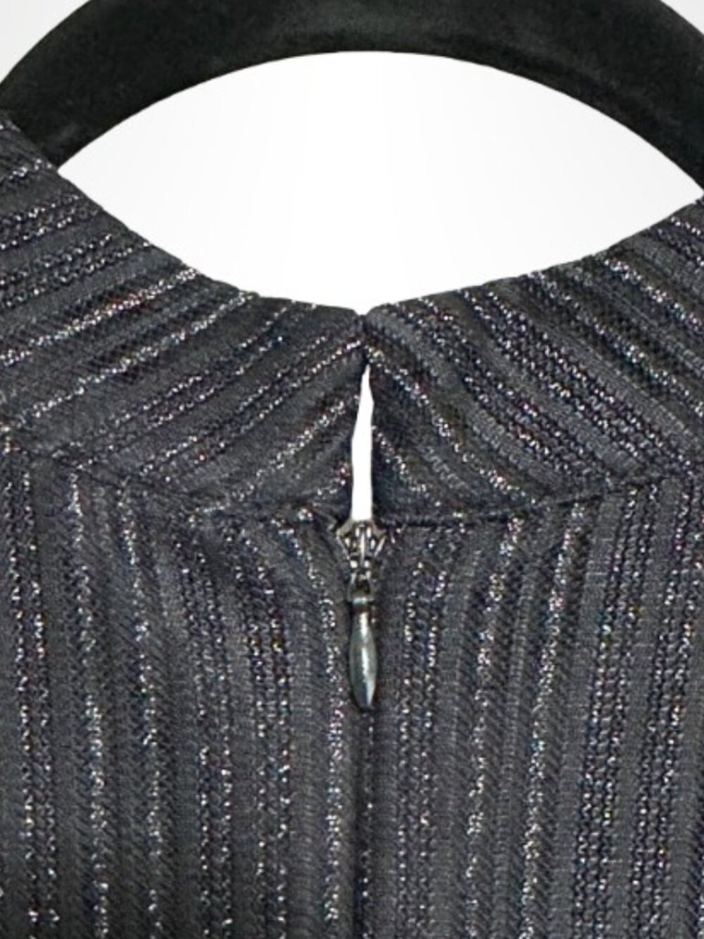 EVER PRETTY Black Floor Length Halter Evening Gown Size 6 - Picture 11 of 15